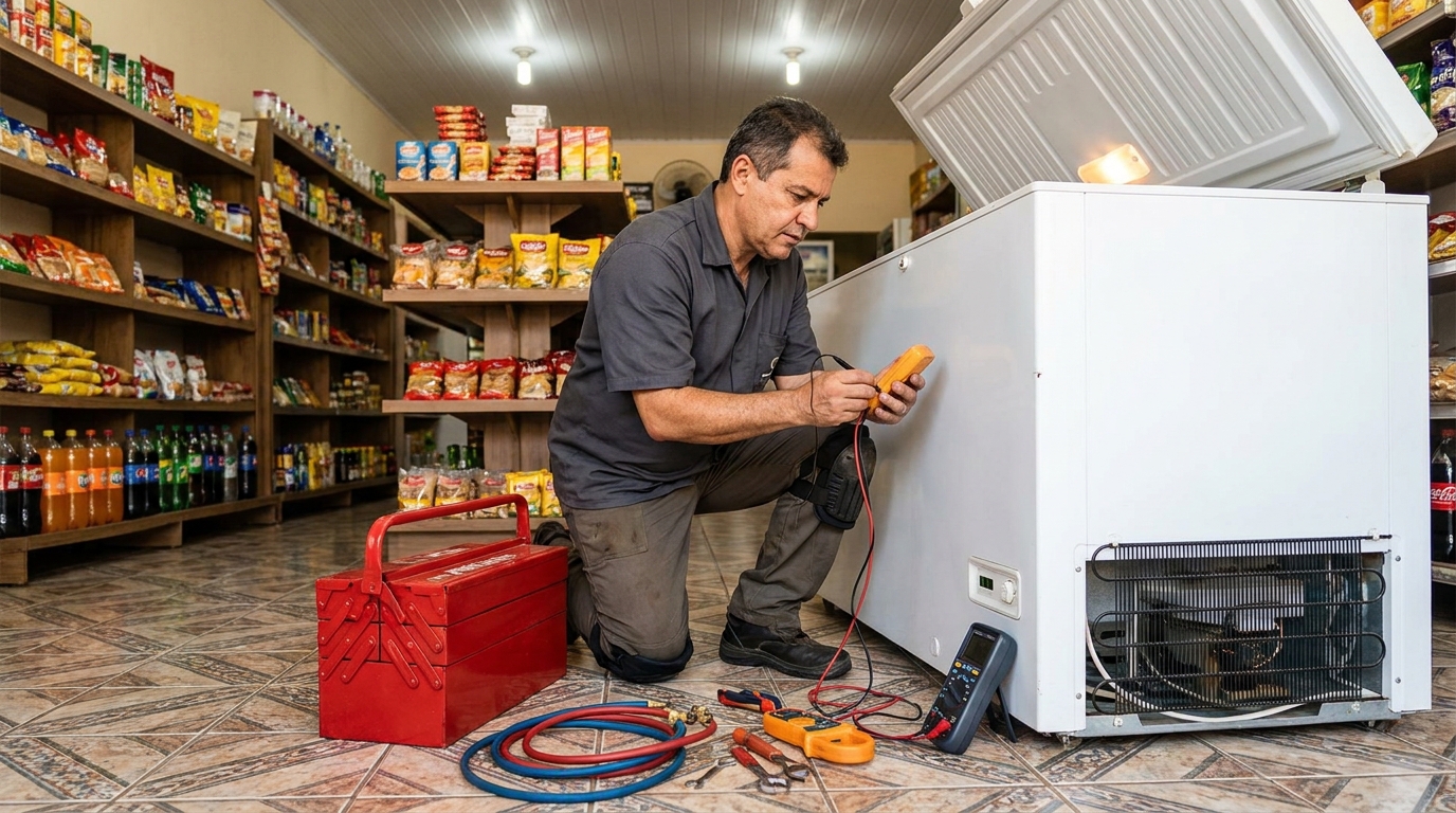 Ajuste de Temperatura do Freezer em Mogi das Cruzes‑SP